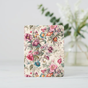 Pour Fêtes Annuelles Cartes à notes plats Vintages de charme