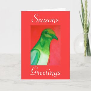 Pour Fêtes Annuelles Cartes à pigeon vert
