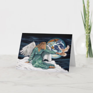 Pour Fêtes Annuelles Cartes anges avec verset