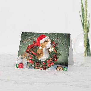 Pour Fêtes Annuelles Cartes Bell beagle Jingle