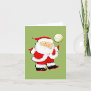 Pour Fêtes Annuelles Cartes cadeaux de Noël Volleyball