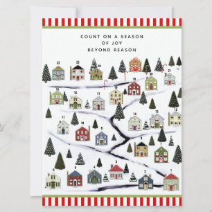 Pour Fêtes Annuelles Cartes Calendrier de Noël