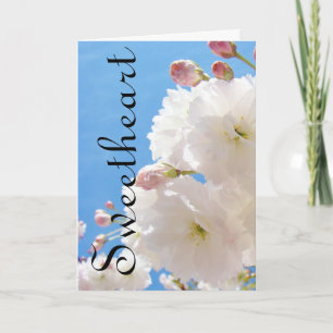 Pour Fêtes Annuelles Cartes Chère Amie Fleurs Roses Blanches Printemps