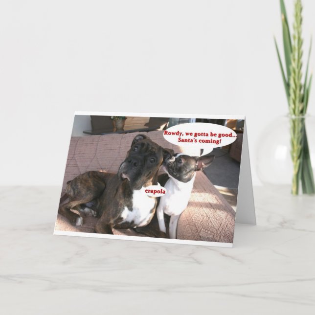 Pour Fêtes Annuelles Cartes : Crapola (Devant)