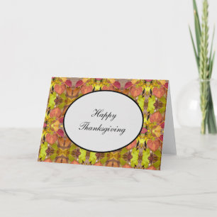 Pour Fêtes Annuelles Cartes d'action de grâce Feuilles d'automne #1