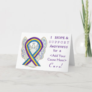 Pour Fêtes Annuelles Cartes d'angle personnalisées de ruban de sensibil