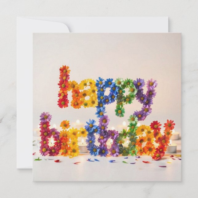 Pour Fêtes Annuelles Cartes d'anniversaire (Devant)