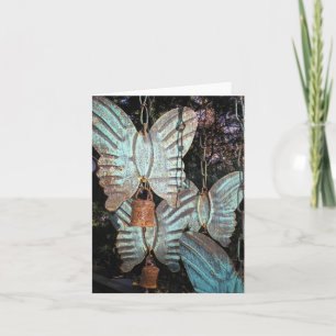 Pour Fêtes Annuelles Cartes de carillon à vent papillon