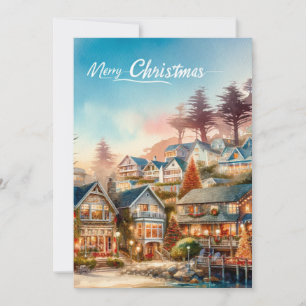 Pour Fêtes Annuelles Cartes de charme de Noël en Californie