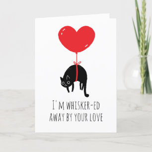 Pour Fêtes Annuelles cartes de chat valentine