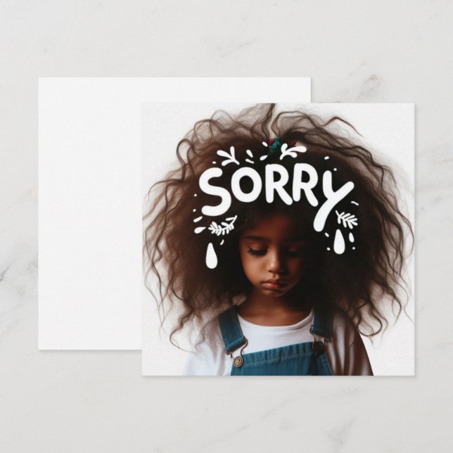 Pour Fêtes Annuelles Cartes de désolation  (Devant / Derrière)