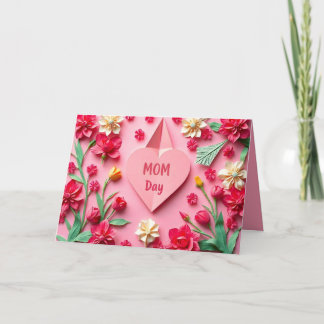 Pour Fêtes Annuelles Cartes de Fête des Mères Fleurs en Origami (2)