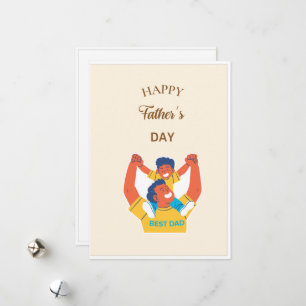 Pour Fêtes Annuelles Cartes de fête des pères pliables imprimables Fê