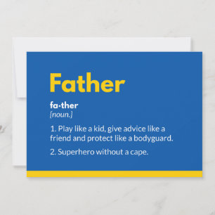 Pour Fêtes Annuelles Cartes de fête des pères super-héros Superdad