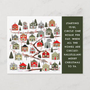 Pour Fêtes Annuelles Cartes de fin de année de l'Avent Noël
