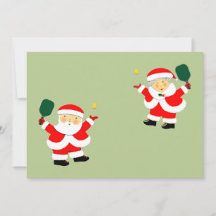 Pour Fêtes Annuelles Cartes de fin de année de Noël de Pickleball