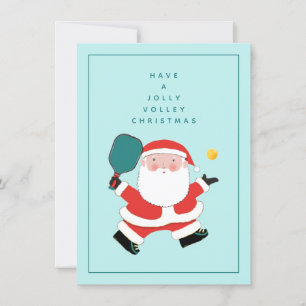 Pour Fêtes Annuelles Cartes de fin de année de Noël de Pickleball