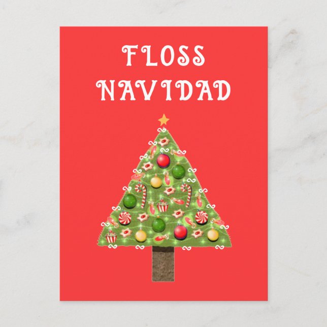 Pour Fêtes Annuelles Cartes de fin de année de Noël des dentistes (Devant)