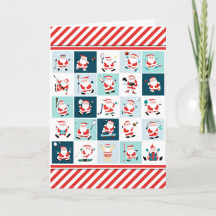 Pour Fêtes Annuelles Cartes de fin de année de Noël du sport