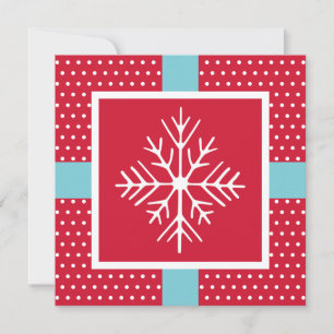 Pour Fêtes Annuelles Cartes de fin de année de snowflake