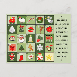Pour Fêtes Annuelles Cartes de fin de année du compte de Noël