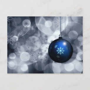 Pour Fêtes Annuelles cartes de fin de année festifs d'ornement argent e