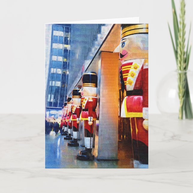Pour Fêtes Annuelles Cartes de fin de année Nutcracker (Devant)