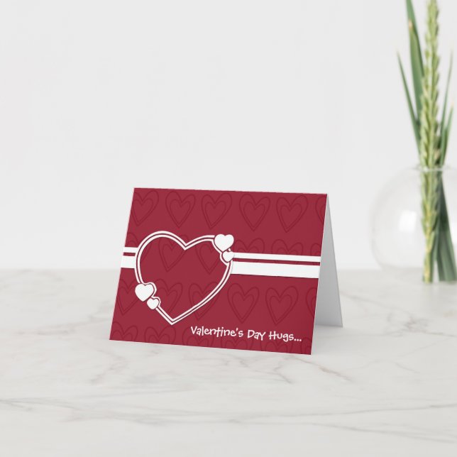 Pour Fêtes Annuelles Cartes de la Saint-Valentin (Devant)