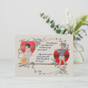 Pour Fêtes Annuelles Cartes de la Saint-Valentin Antiques Victoriennes 