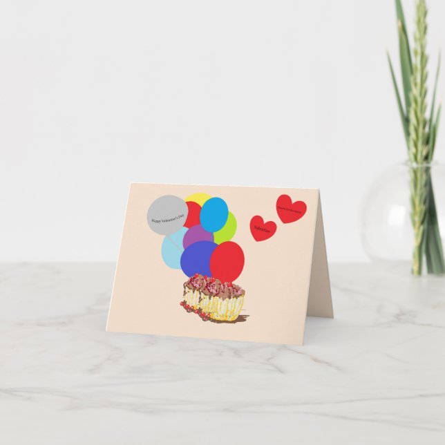 Pour Fêtes Annuelles Cartes de la Saint-Valentin : Friandises  (Devant)