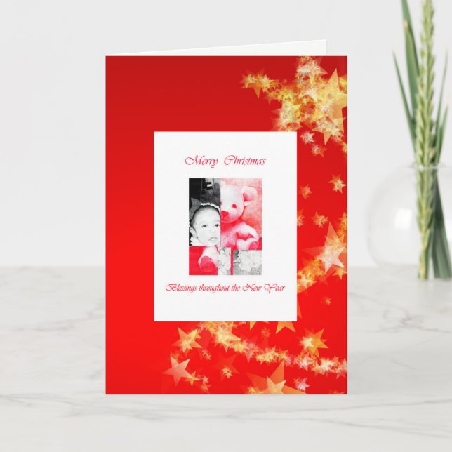 Pour Fêtes Annuelles Cartes de Noël (Devant)