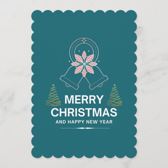 Pour Fêtes Annuelles Cartes de Noël (Devant)
