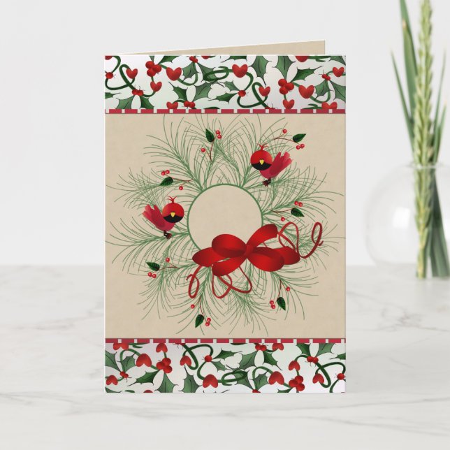 Pour Fêtes Annuelles Cartes de Noël (Devant)