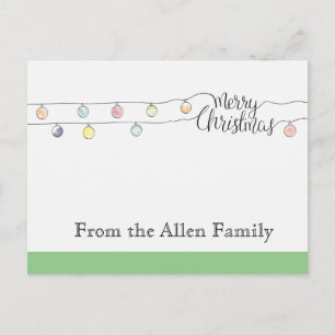 Pour Fêtes Annuelles Cartes de Noël