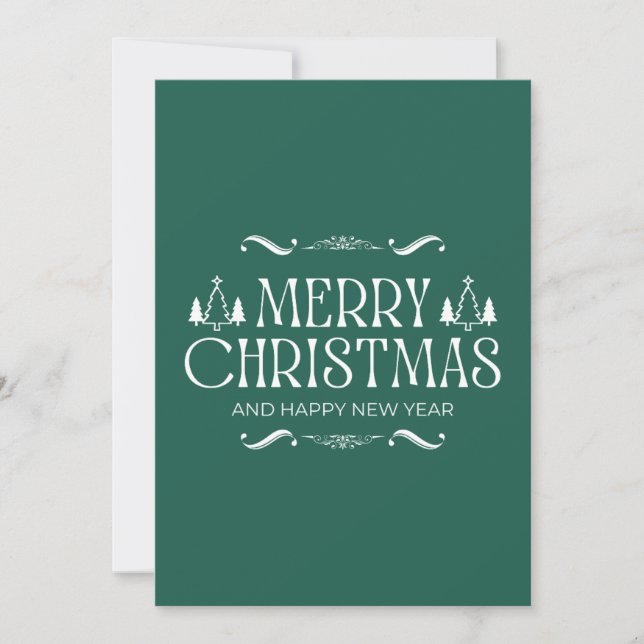 Pour Fêtes Annuelles Cartes de Noël (Devant)