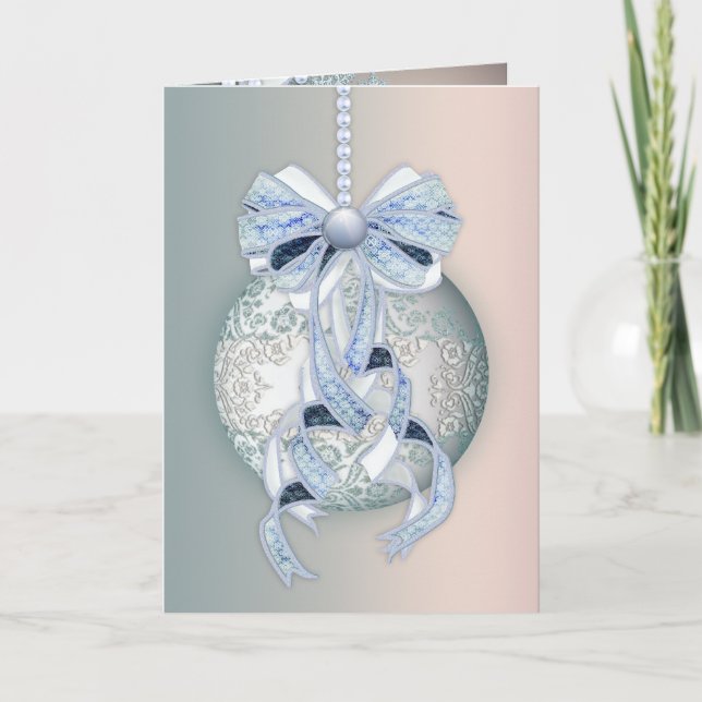 Pour Fêtes Annuelles Cartes de Noël (Devant)