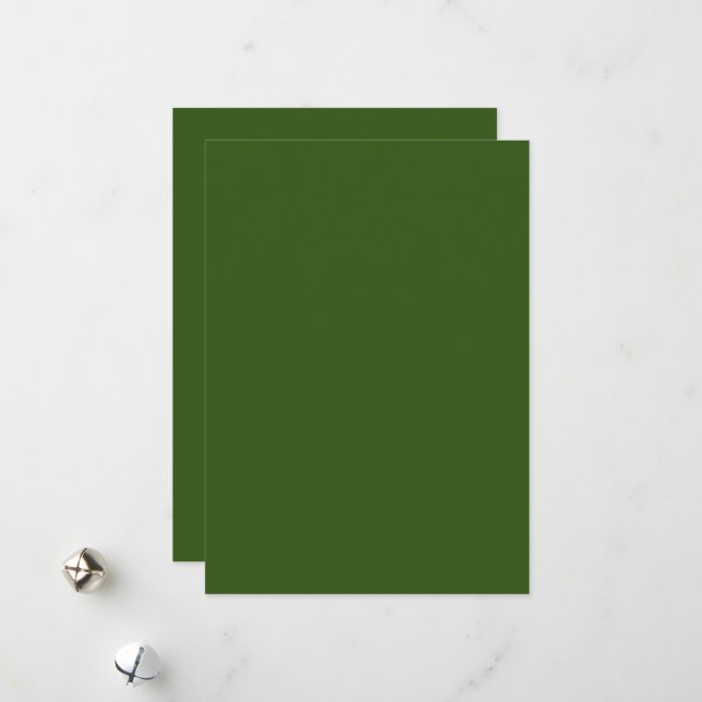 Pour Fêtes Annuelles Cartes de Noël (Devant/Arrière en situation)