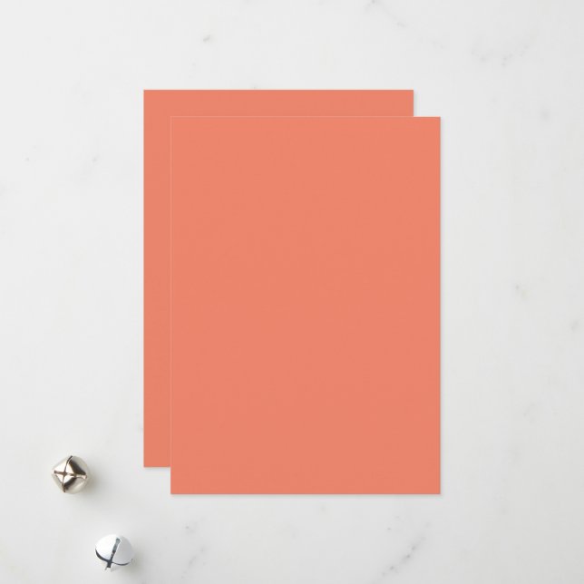 Pour Fêtes Annuelles Cartes de Noël (Devant/Arrière en situation)