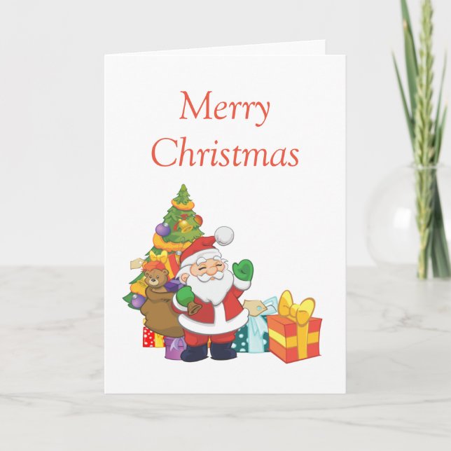 Pour Fêtes Annuelles Cartes de Noël (Devant)