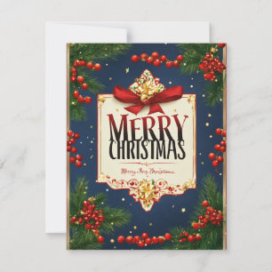 Pour Fêtes Annuelles Cartes de Noël 2024