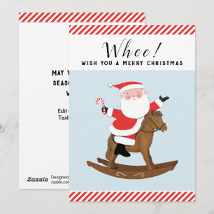 Pour Fêtes Annuelles Cartes de Noël à thème équestre