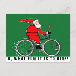 Pour Fêtes Annuelles cartes de Noël à vélo