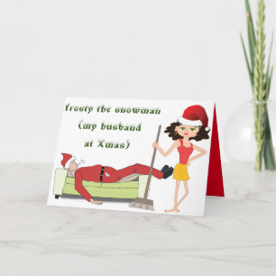 Pour Fêtes Annuelles Cartes de Noël amusantes - Customisé - Cadeaux