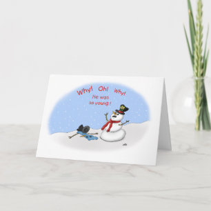 Pour Fêtes Annuelles Cartes de Noël amusantes : Fondu