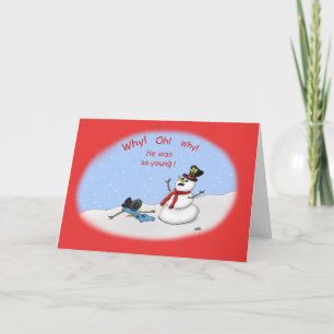 Pour Fêtes Annuelles Cartes de Noël amusantes : Fondu