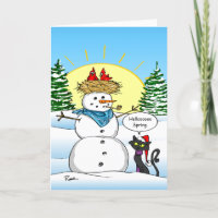 Cartes de Noël amusantes | Salutation de Noël de c