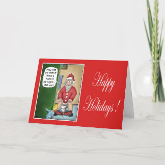 Pour Fêtes Annuelles Cartes de Noël amusantes : Stop