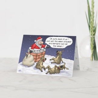 Pour Fêtes Annuelles Cartes de Noël amusantes : Stuck