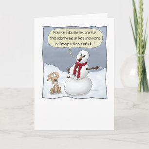 Pour Fêtes Annuelles Cartes de Noël amusantes : Toy Up