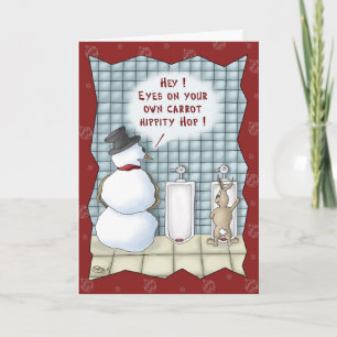 Pour Fêtes Annuelles Cartes de Noël amusantes : Vie privée S'il vous pl